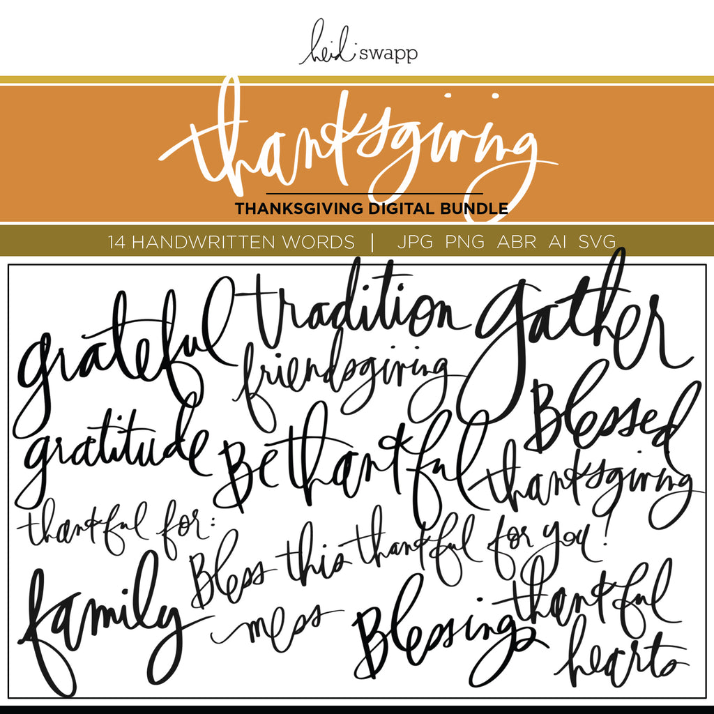 Digital Thanksgiving Bundle